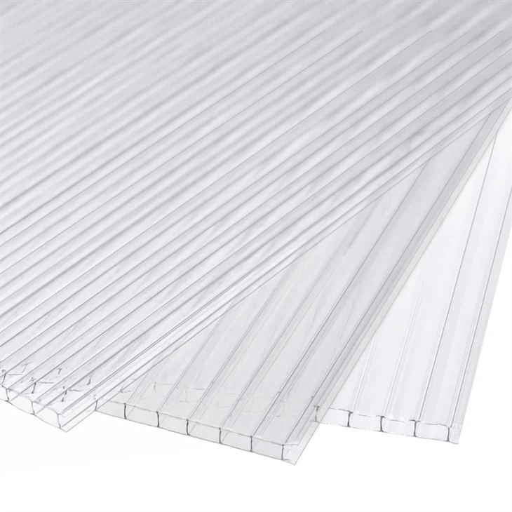 Panel de policarbonato para invernadero de doble pared